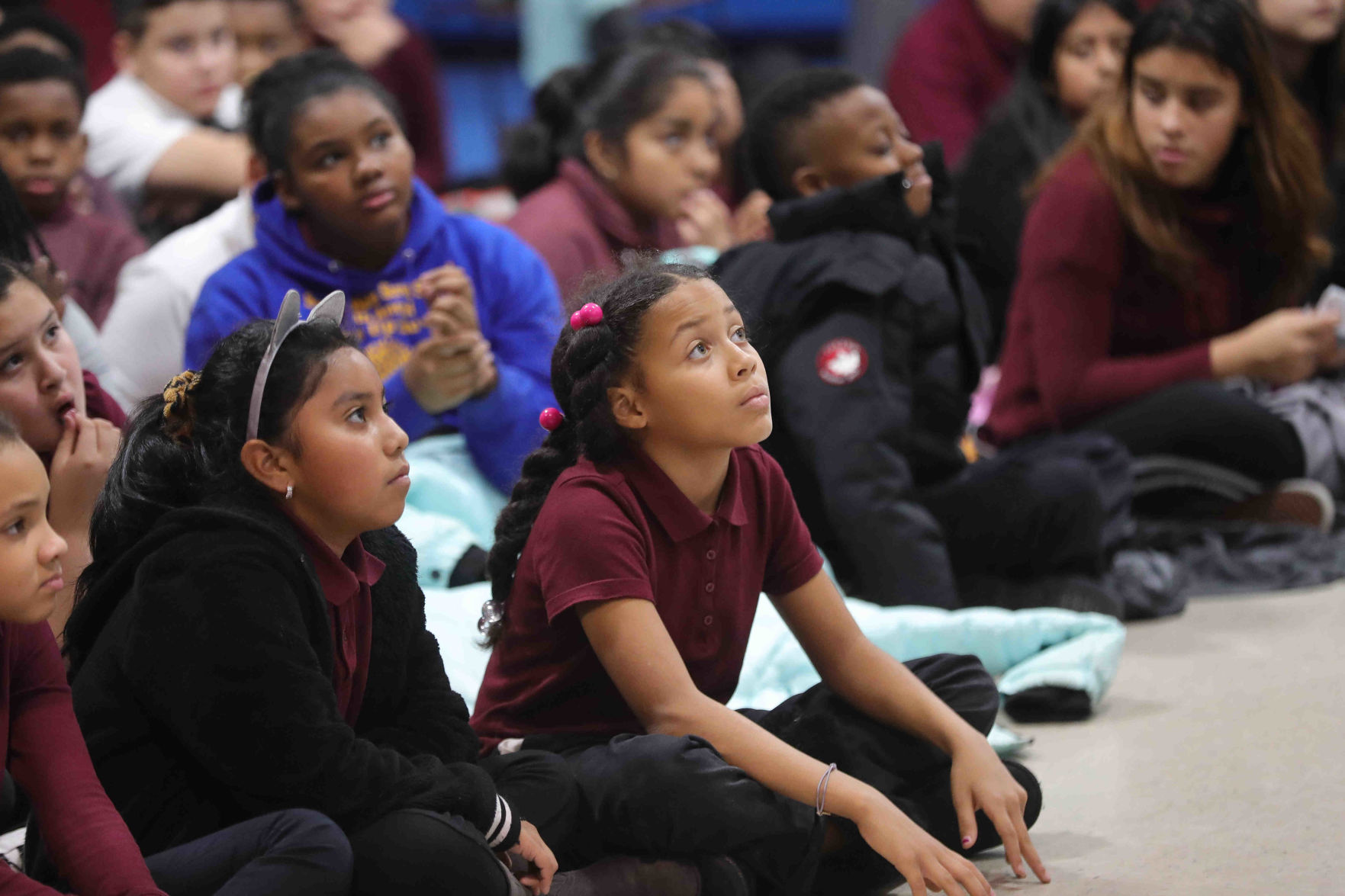Meteorologist Joe Martucci at South Main School